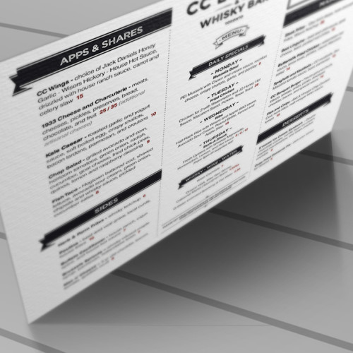 Dinner Menu